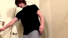 Jay Marx fills a bowl with warm piss and a sticky cum load