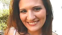 Eatable brunette worked on hardcore then getting facial cumshot