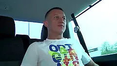 Big dicked Josh Jared drills his two bottom friends in car