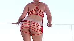 Sweet blonde Riley Nixon likes being fucked up her tight booty