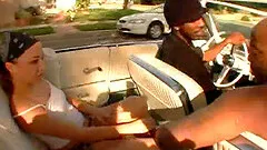 Tia Sweet throbbed hardcore doggystyle with big black cock