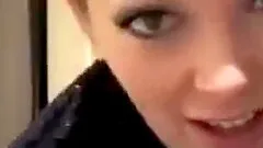 Amateur German Facial At The Mall's Changing Room