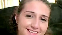 Cute Young Teen Covered In Cum