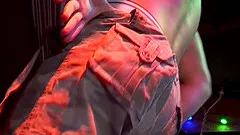 Gay bod with a pretty face enjoys licking a cock clean lustfully