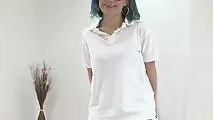 Nerdy babe Amara fucking a good-looking chocolate guy Amunike