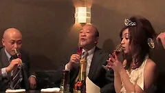 Sexy beauty queen gets her slit locked during threesome fuck