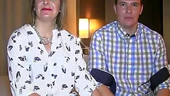 Amateur couple Joana y Dani get each other naked and start banging