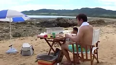 Outdoor gangbang session with insatiable Kitano Nozomi