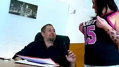 Stuffing the slippery love tunnel of lustful chubby ris Dar