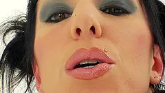 Icy hot anal toying session with two enticing lesbians