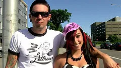 Alternative chick Sunny Spark has her pussy sucked and penetrated