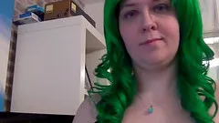 Cumshot for slutty cock-famished Missy Kink after brutal face fucking