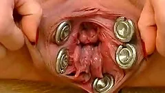 Heavy Pierced Pussy of Pregnant Girl