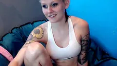Excited Blonde Webslut Live Webcam Tease