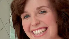 Hayden Winters is completely naked and ready to shave her horny clit