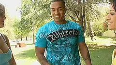 Gigantic dick screwing babe pussy hardcore in interracial porn