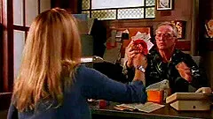 Long hair babe with nice ass fucked doggystyle in car