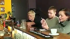 Czech blonde teen enjoys a massive bukkake group facial on her beauty face