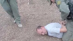 Bondage and outdoor rough fucking with brunette teen slut on the border