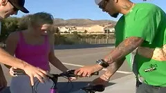 Stunning blonde Kylie Reese gets naked for a randy stallion