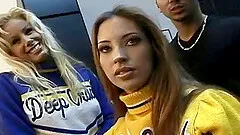 Cheerleader with long hair having her anal throbbed hardcore yelling