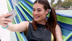 Veronica Vega is a nerdy brunette craving a massive boner