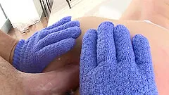 Kinky babes cannot resist playing with massive love rods