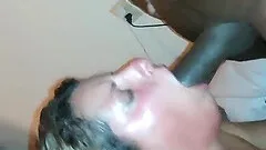 Interracial sex with blonde in a threesome