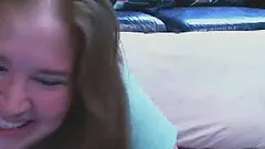 Big ladies toying her wet and shaved pussy