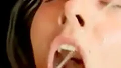 Huge cumshot to my girlfriend's face