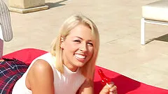 Zoey Monroe attacked by a randy man for an interracial shag