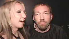 Hottie Tits Goth Chick Swallowing Loads in Gangbang Porno Theater