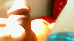 Cock flashing in the train