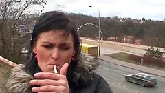 Mary Rouge the hot ass doll ravished hardcore in the park