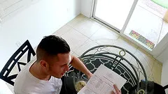 Butt of Lena Anderson looks good going up and down a stiffy