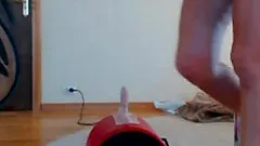 Webcam Blonde Cumming On The Sybian 2