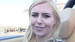 Blonde chick has a blast with a vibrator and a big dick