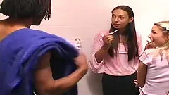 Big black cock is more than enough to please their juicy cunts