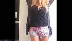 Gorgeous Busty Teen Striptease