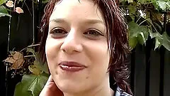 Cute french teen picked up for extreme deep anal sex in nature