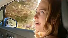 Amazing car sex session with cock craving beauty Carter Cruise