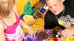 Deina has her wet twat smacked and she loves it a lot