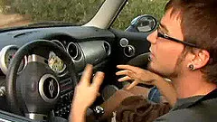 Adrianna Nevaeh makes a dude in glasses very pleased