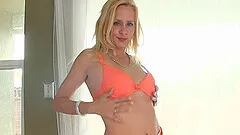 Mature woman drops on her knees for an erected love tool