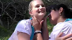 Hot german outdoor amateur swinger groupsex bukkake fuck orgy