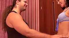 Amazing russian flexible acrobatic couple fucking in extreme contortion positions