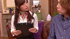 Cute Masami loves it when there's a mature cock inside her tunnel