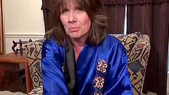 Older mature granny solo masturbation and anal toying