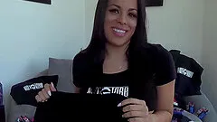 This very hot brunette has fun on webcam while you watch