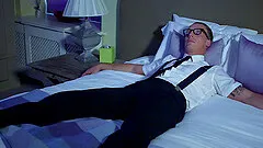 Alessa's nerdy lover wants to screw her in all the existing poses